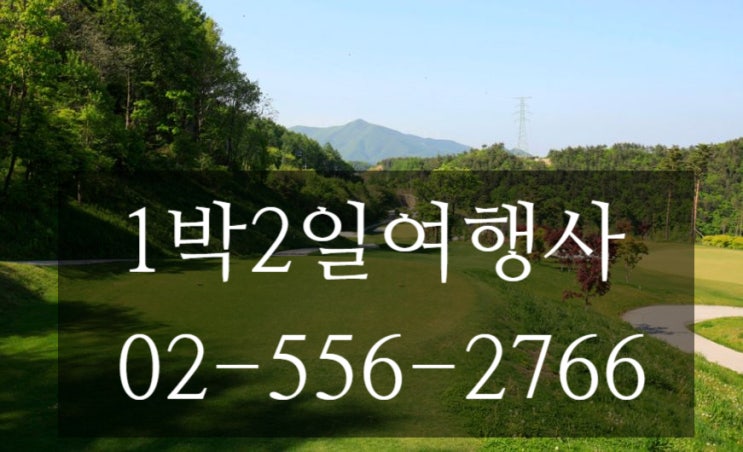 하이원cc & 파인밸리 cc + 블랙밸리 + 오투cc 골프 & 리조트 4~6월 패키지 특가