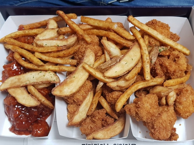  외국여행 다녀온 닭?? 파리에 다녀온 치킨 색다른 맛이네요~~