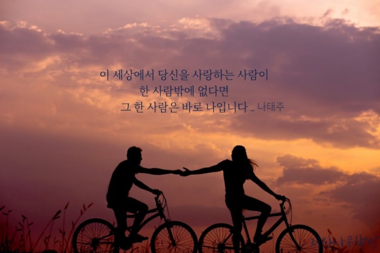  연서(연애편지)-나태주