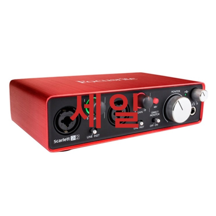 Focusrite 레코딩 장비 Scarlett 2i2 gen. 2 보시고 가세요