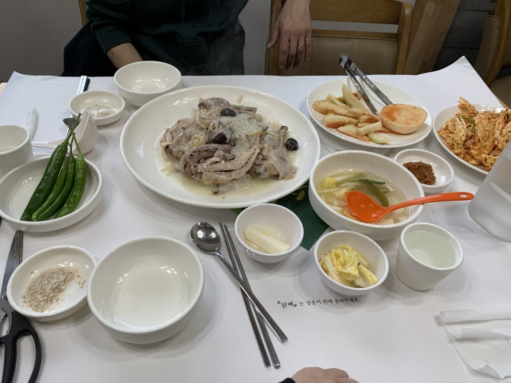  안산 삼계탕 유명한 복날 백숙맛집 화정동 장수촌