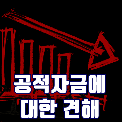 공적자금 집행에 대한 개인적견해