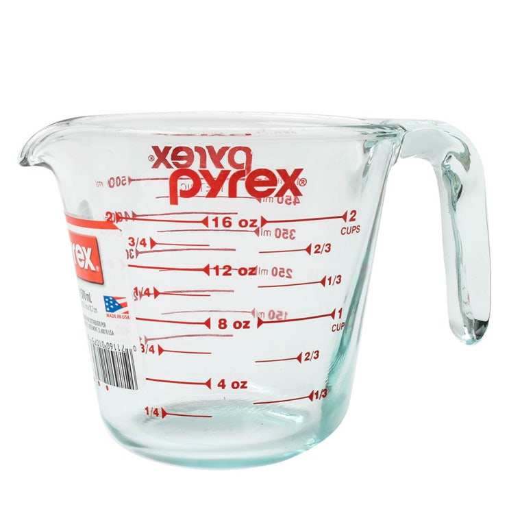  리뷰모음 파이렉스 계량컵, 500ml, 1개