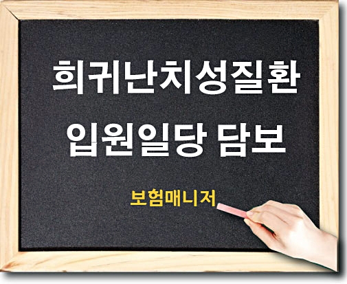  현대해상 태아보험 희귀난치성질환 입원일당 담보 알아보기