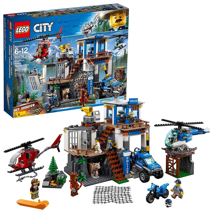  [강추] LEGO 레고 시티 산악 경찰서 본부 (529 Pieces) 가격은?
