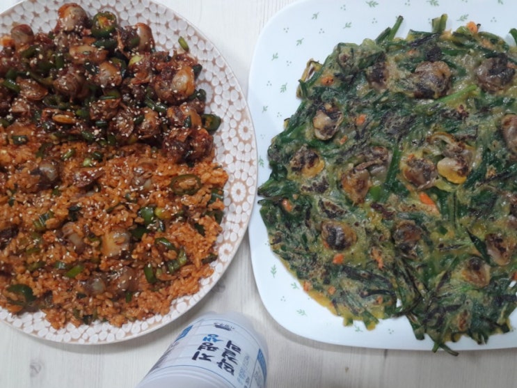  꼬막 비빔밥, 꼬막 부추전 만들기
