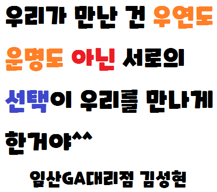  일산에서 든든한 동료들과 함께 설계사로 살아남기 프라임에셋 파주/일산/김포/강서구
