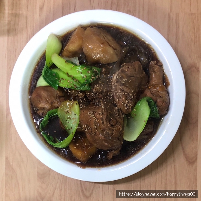 [마켓컬리] 안동찜닭/간장찜닭 레시피 (+식품용 니트릴 장갑)