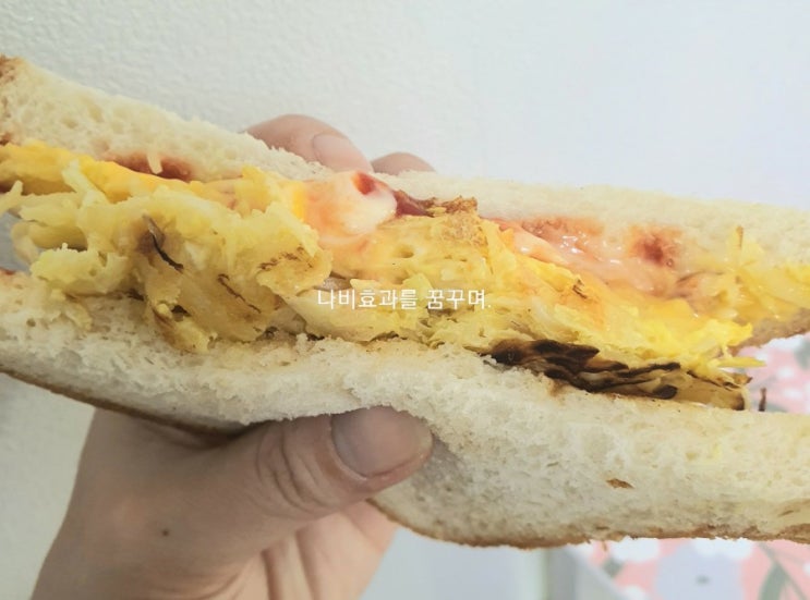  [간단아침]옛날토스트(양배추)