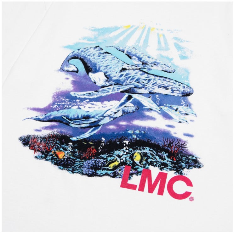  LMC(엘엠씨) 티셔츠 추천. LMC(엘엠씨) SeaWorld TEE White/Navy 제품추천(무신사스토어)