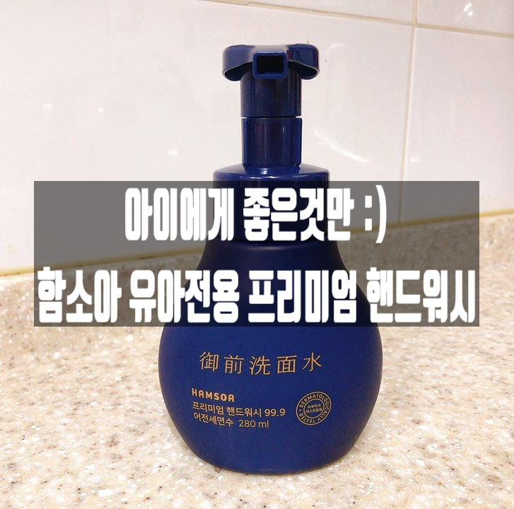  [내돈내산] 아이에게 좋은것만 : 함소아 유아전용 프리미엄 핸드워시