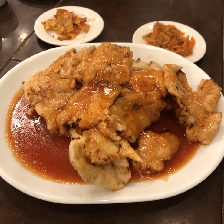  부천 상동 중국요리 맛집 천객가 백짬뽕, 꿔바로우가 맛있는 곳