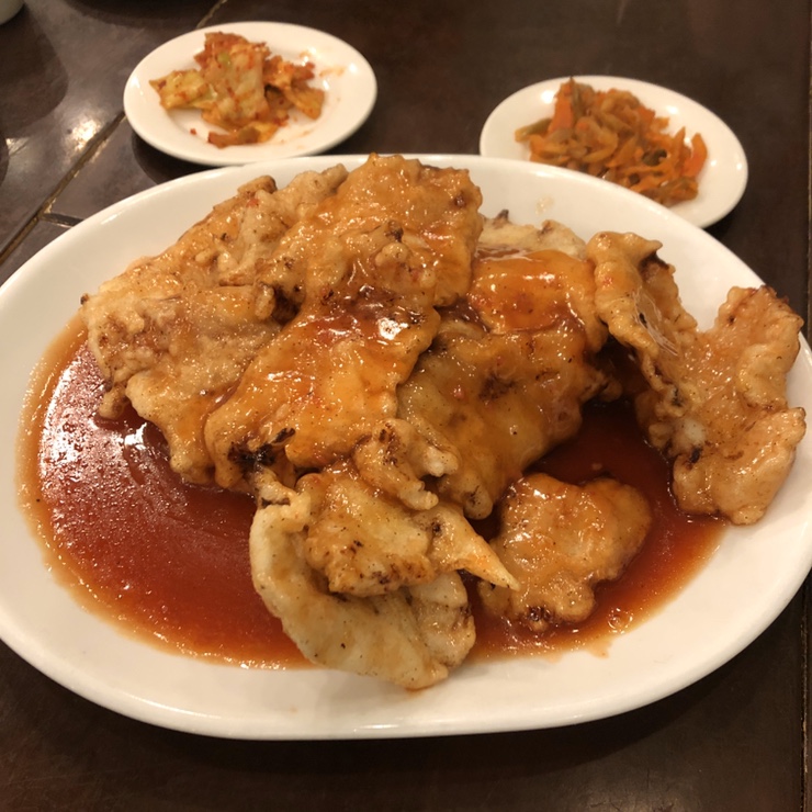 부천 상동 중국요리 맛집 천객가 백짬뽕, 꿔바로우가 맛있는 곳