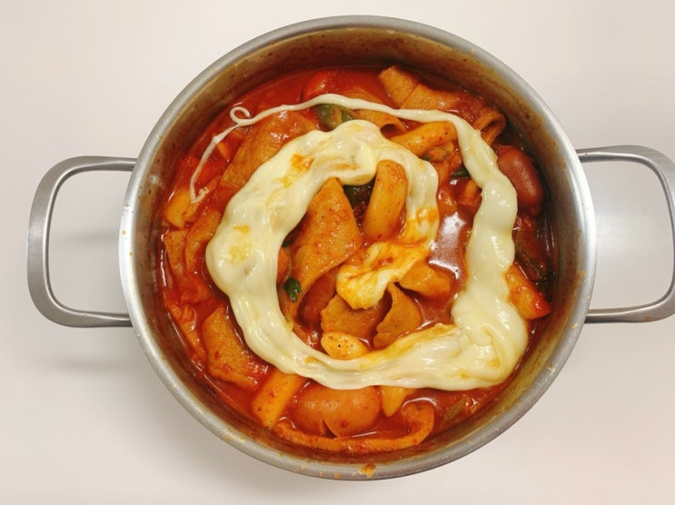 [요리] 엽기떡볶이 집에서 똑같이 만들기 간단해요~~ (브라더쿡 엽기떡볶이 레시피 + 치즈 예쁘게 세팅하는 법)