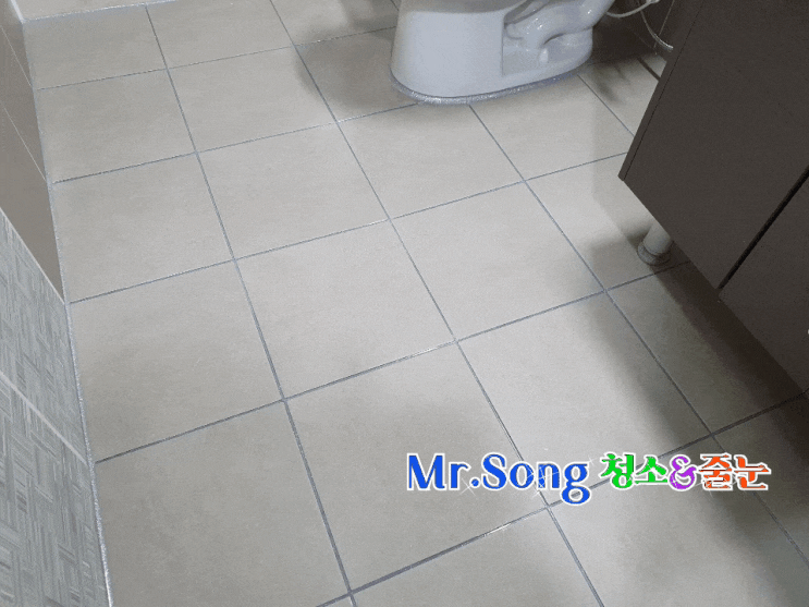  양산 다인로얄팰리스3차 줄눈시공 미스터송청소&줄눈 양산줄눈업체