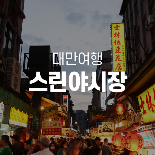 대만여행 - 대만 먹거리와 볼거리가 있는 스린야시장