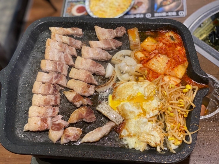  [수원맛집]국내산생삼겹과 해물전골의조합 꿀삼겹
