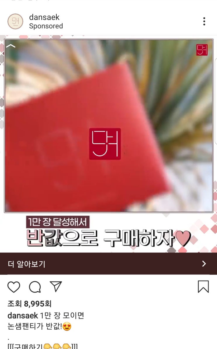  단색 논샘팬티(생리팬티) 내돈내산 후기