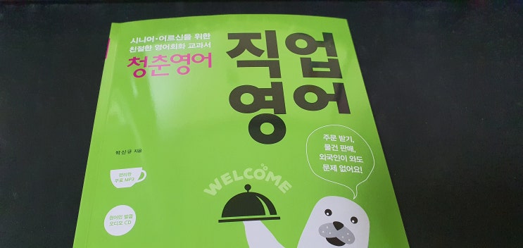  시니어 영어책 청춘영어 직업영어