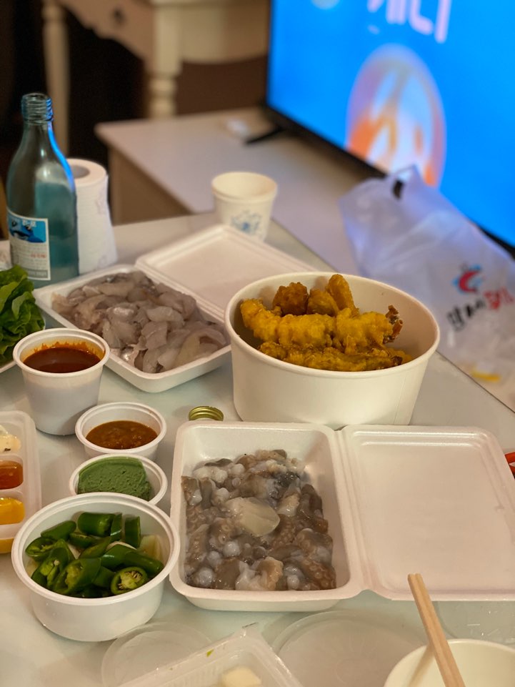  충남 태안 안면도 회센터 튀김 맛집 방포수산 만세튀김 다녀온 후기