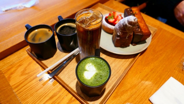  광교앨리웨이 밀도에서 티타임(빵, 음료 메뉴 모음)
