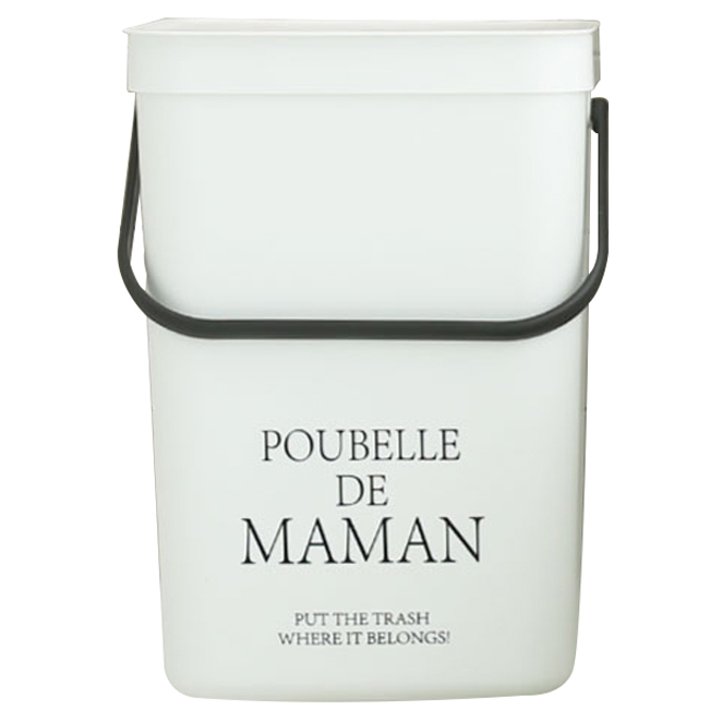  <꿀딜>달팽이리빙 푸벨드마망 벽걸이 휴지통 10L, White, 1개 최저가 정보 공유