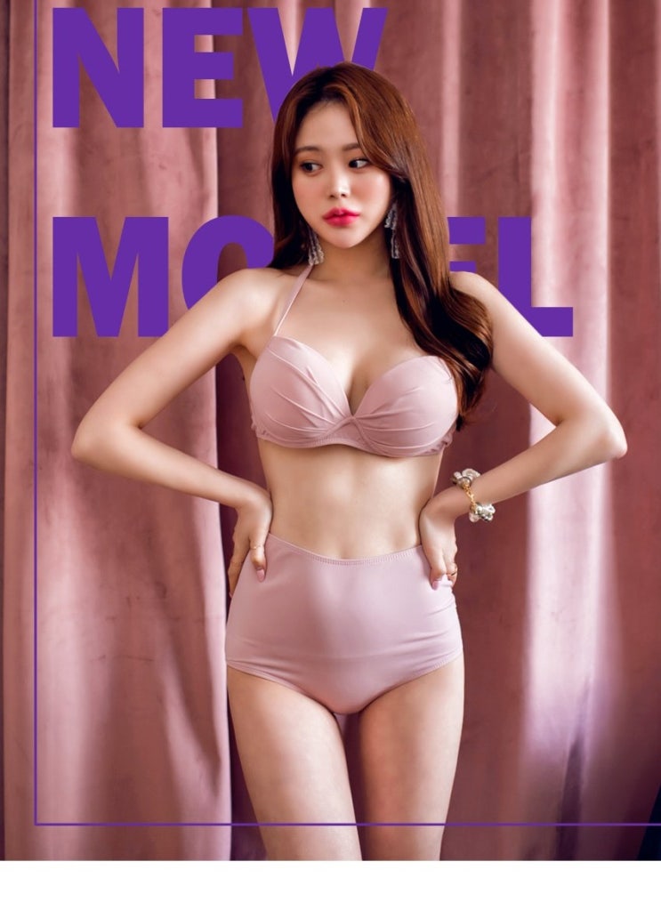 핑크사이다 비키니 피팅모델 75C컵 기쁨 핑크사이다 비키니 피팅모델 75C컵 기쁨