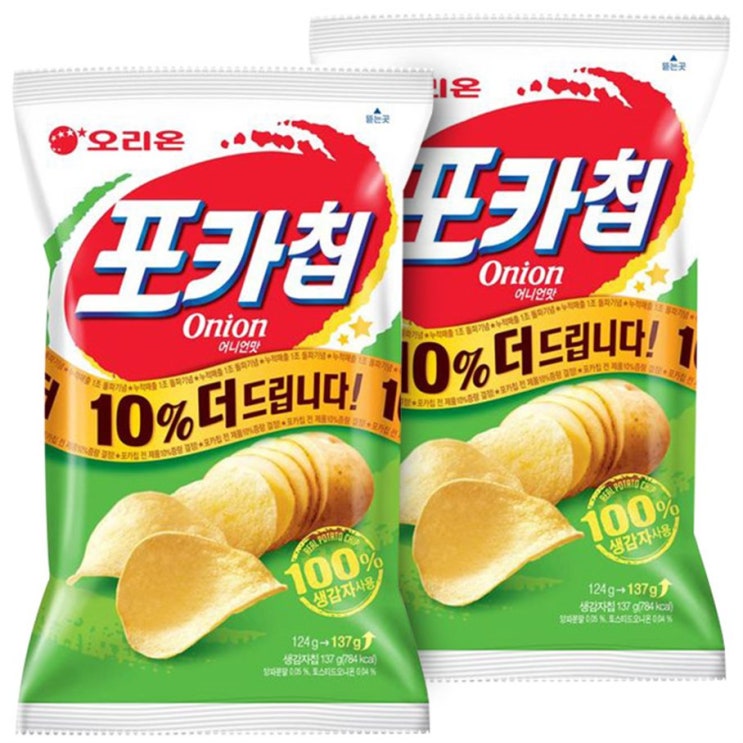  입증된 제품 오리온 포카칩 어니언 3,960원 짱