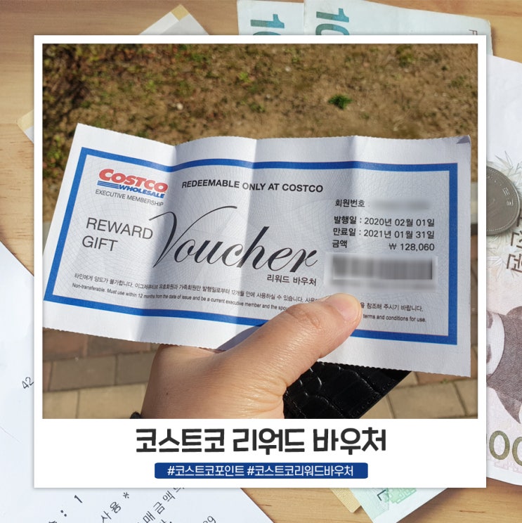 코스트코 리워드 바우처 사용해봤어요 코스트코 리워드 바우처 사용해봤어요