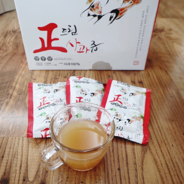  사과즙 추천 아침대용으로 좋은 정드림사과즙 무설탕으로 더욱 건강하게!