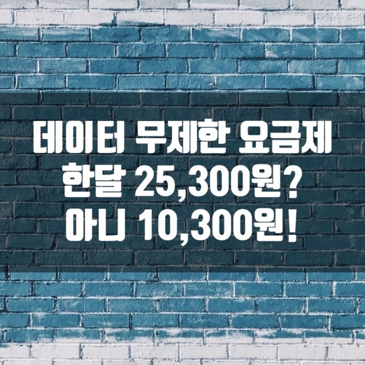  [가성비 추천 요금제] GS25 유심 요금제 2년 7개월 사용한 솔직한 후기, 데이터 무제한 요금제가 25300원! 카드할인까지 더하면 데이터 무제한 요금제가 10300원