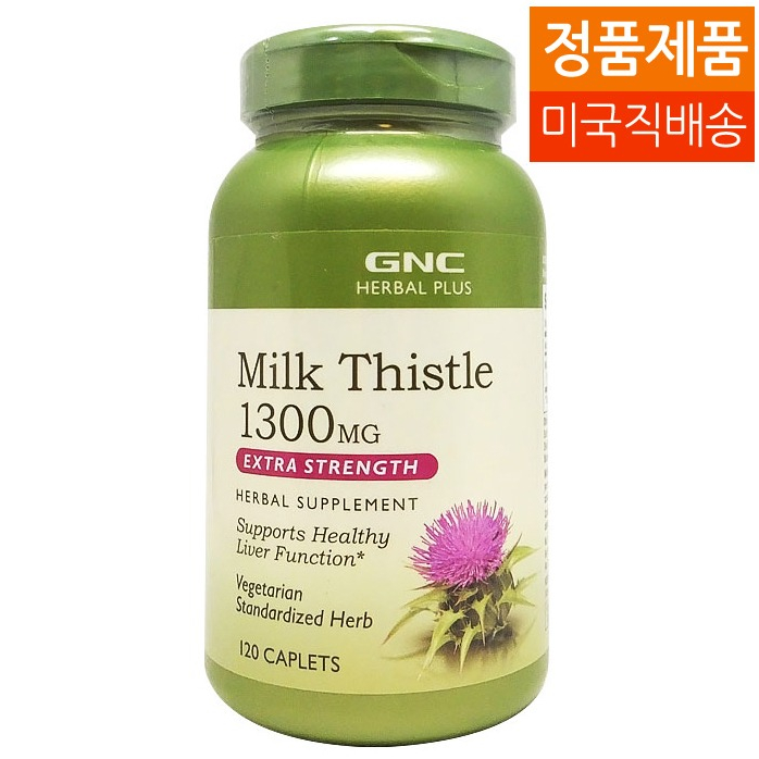 [뜨는상품][핫한상품]GNC 밀크씨슬 Milk Thistle 1300mg 120정, 1병 제품을 소개합니다!!