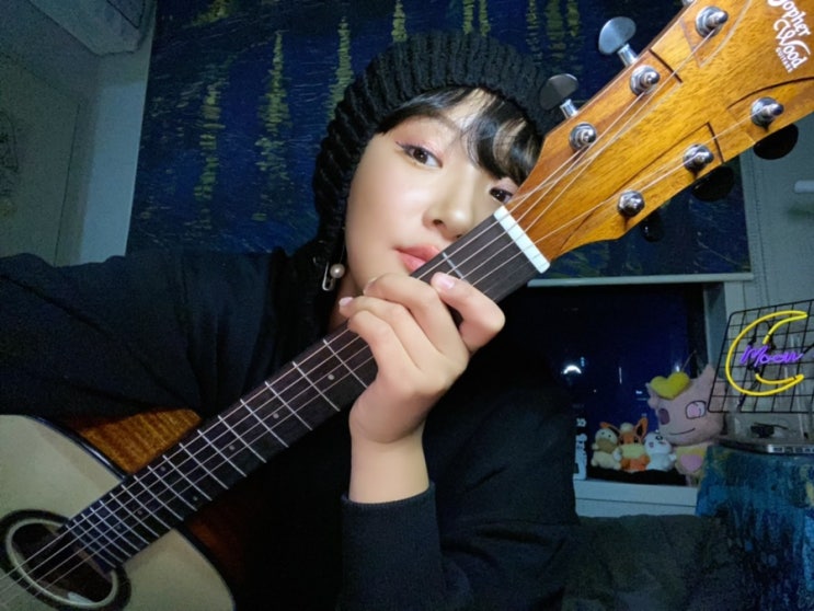  입문용 통기타 고퍼우드 g100 으로 기타 독학 / 기타코드 기타음계 배우기