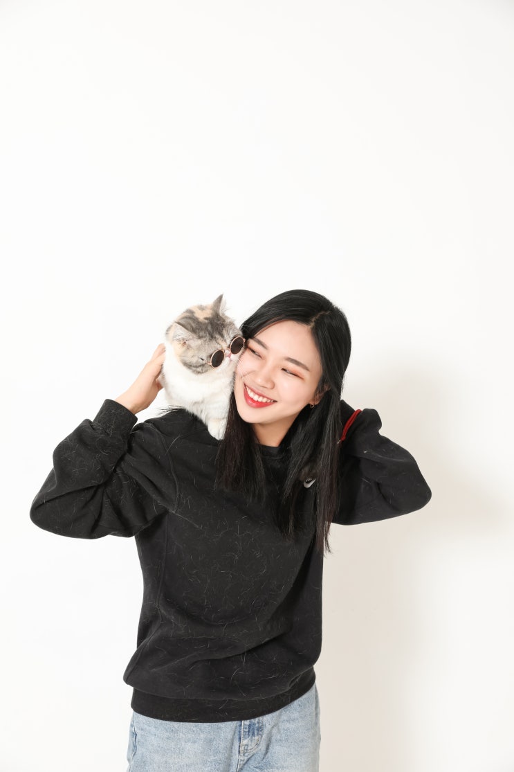  사랑하는 반려묘와 함께 대전 가족사진 사진관온김에