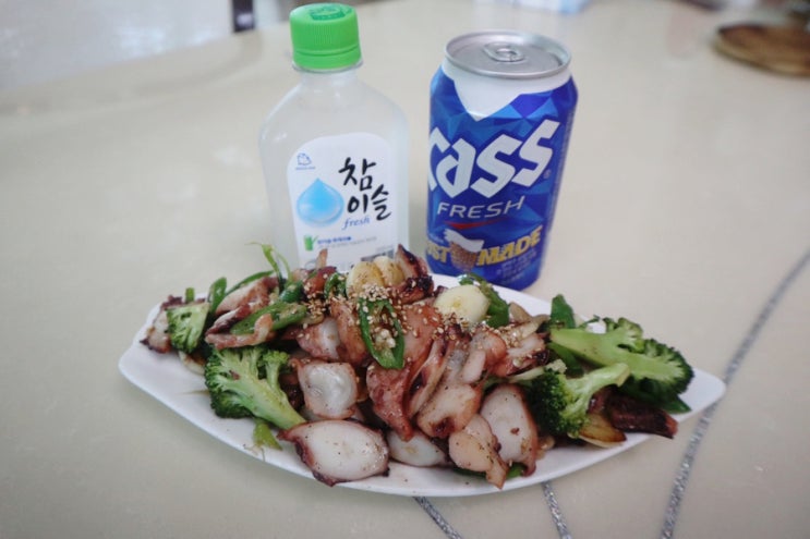 가문어버터구이 (주)해왕푸드 가문어 통족으로 만들기!