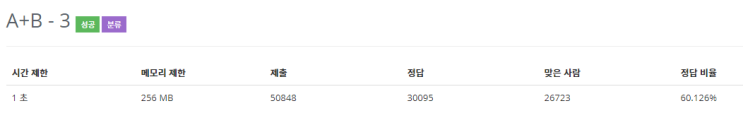  [백준] A + B - 3 : 10950번 - JAVA