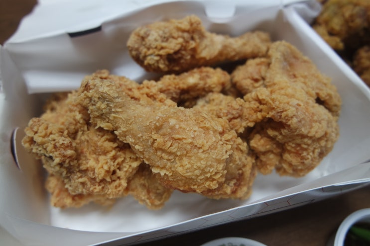  [선학동 맛집 썬더치킨] 야들야들 부드러운 후라이드와 쫄깃한 모래집 튀김 포장해왔어요!
