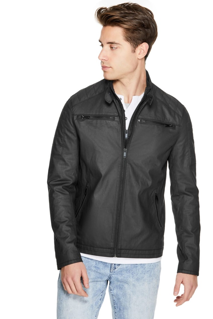  [강추] [게스][남성]자켓/패딩Donovan Coated Twill Moto Jacket 가격은?