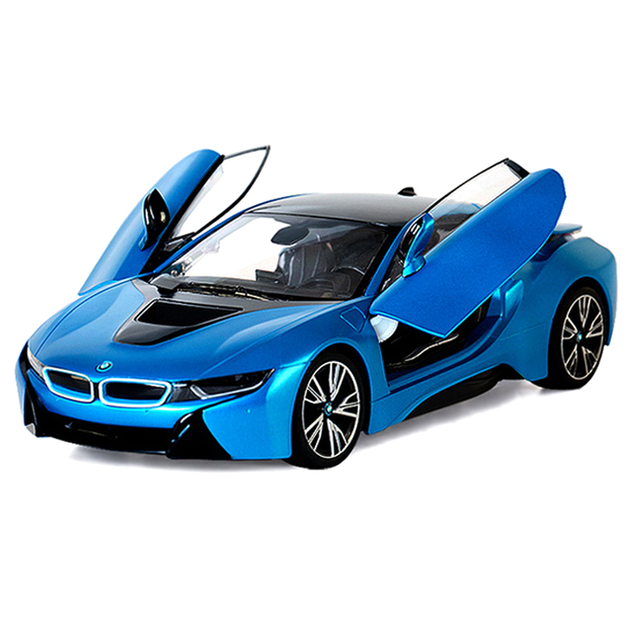  [품절예상][가성비굿]라스타 1:14 BMW I8 도어오픈 RC카, 블루 제품을 놓치지 마세요~~