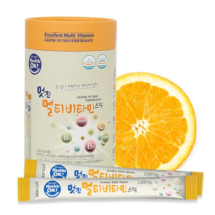  [뜨는상품][핫한상품]헬퍼장 멀티비타민 스틱 면역력 영양제 분말형, 60포, 2g 제품을 소개합니다!!