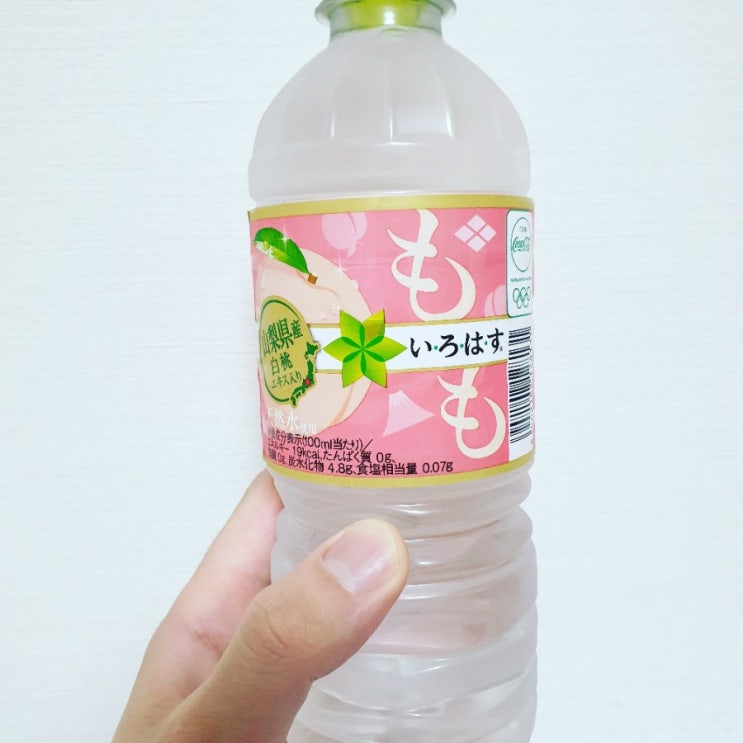 일본 복숭아 과일맛 물 이로하스 마신 후기