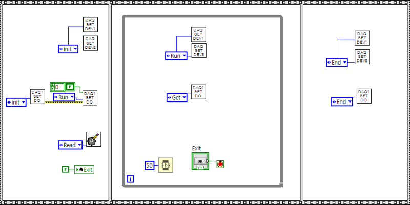 랩뷰 Labview 데이터 수집 장치 USB-6001 -03 (FGV를 적용한 DAQ 초기화/반복/종료) : 네이버 블로그