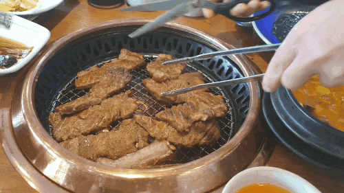  정왕동 돼지갈비 늘봄가 고깃집 냉면 먹고 마무리는 달달한 거~