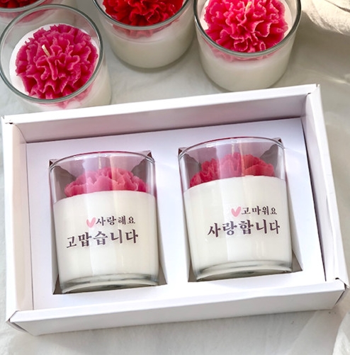  카네이션향초캔들
