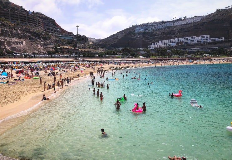  스페인 카나리아 제도 10일 여행: (5) Playa de los Amadores, 그란 카나리아 섬 최고의 해변