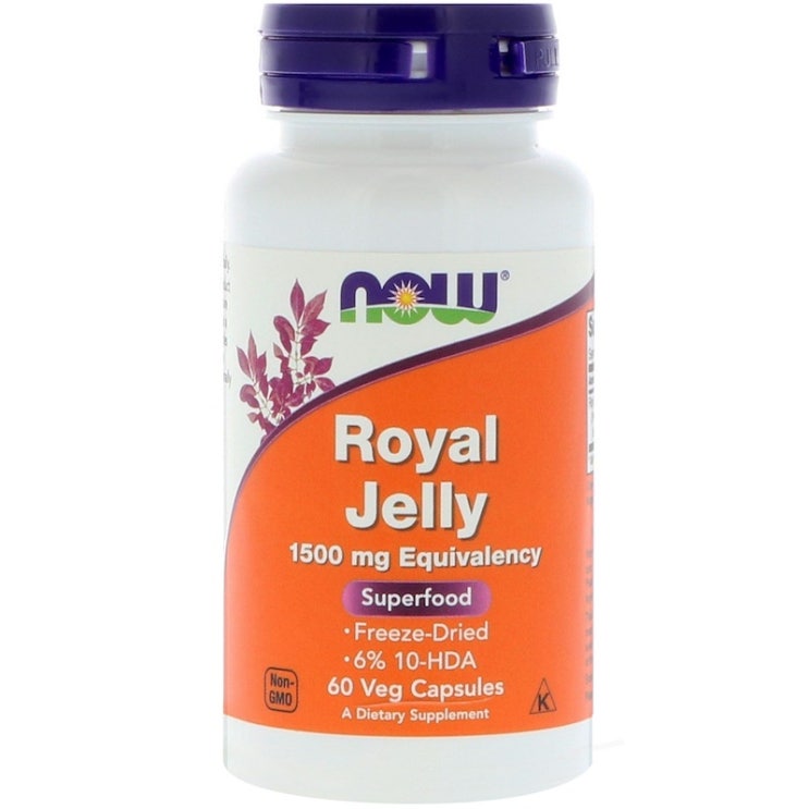  <꿀딜>Now Foods 로열 젤리 1500mg 베지 캡슐, 60개입, 1개 최저가 정보 공유