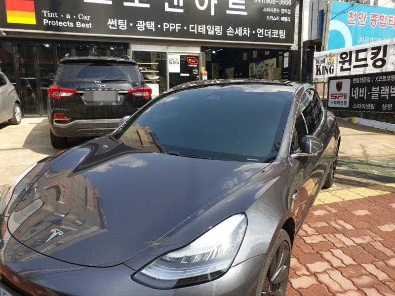 천안 서북구 / 썬팅 / 테슬라 / 모델3
