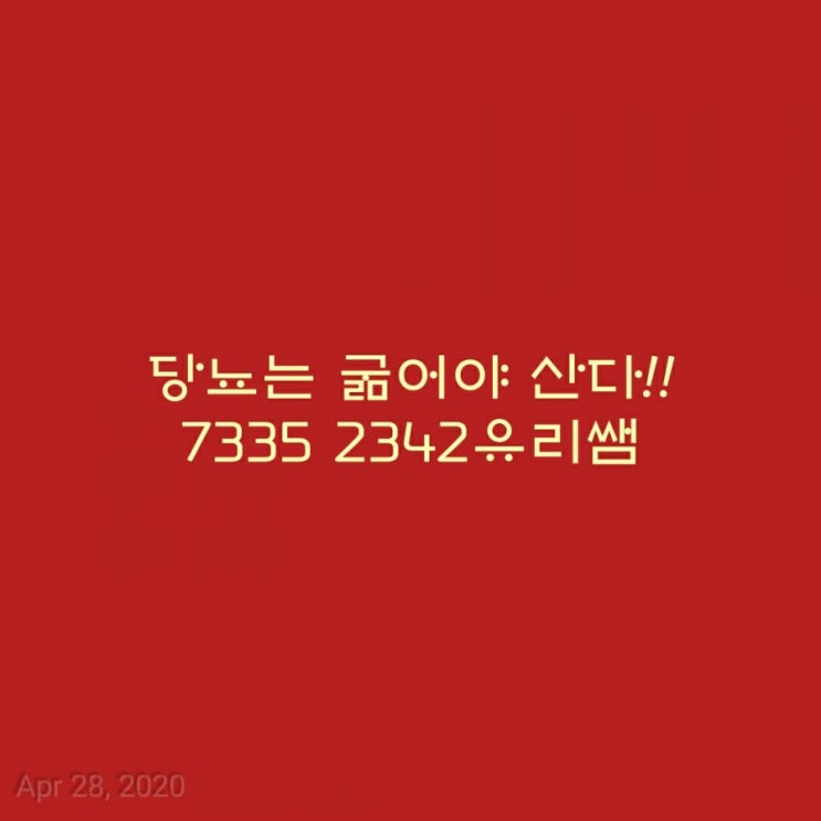  당뇨는 적당히 굶어야산다.