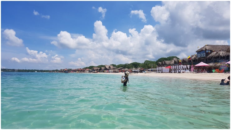  카르타헤나(Cartagena) 플라야 블랑카(Playa Blanca): 50대 부부 콜롬비아 배낭여행
