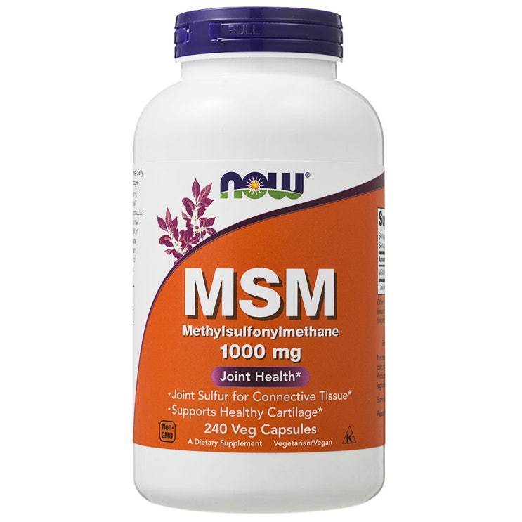  <핫딜><핫딜>가성비가 좋은 나우푸드 MSM 1000mg 베지 캡슐, 240개입, 1개 들여가세요~~